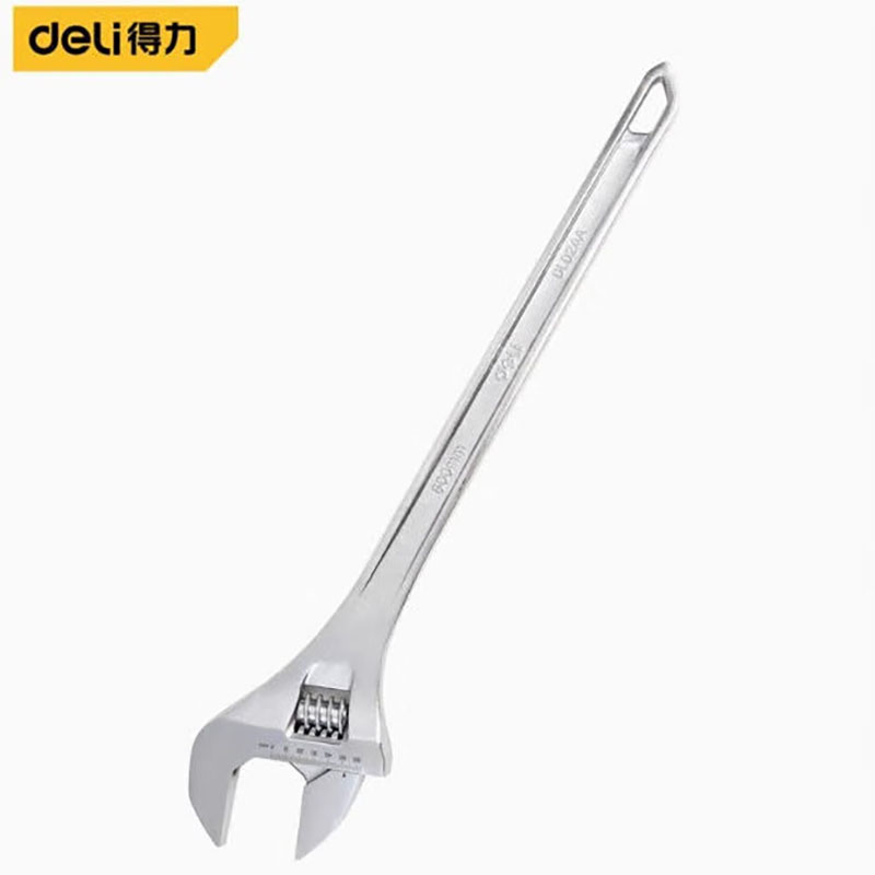 得力（deli） DL030A 光柄活扳手 750mm （单位：把）