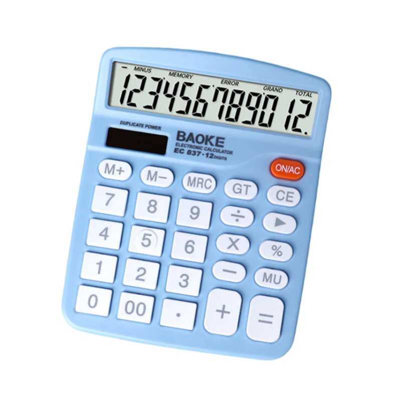 宝克（BAOKE） EC837 桌面通用计算器