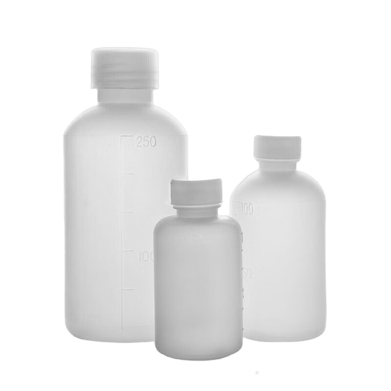 仁兴和 细口 聚乙烯试剂瓶 配盖 250ml （单位：个） 白色