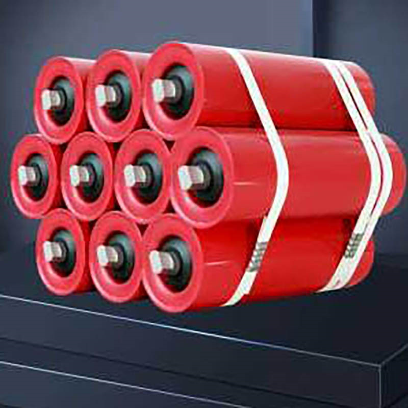 皮带机无动力托辊 长600 总长700 直径50 两头 M8*25 内螺纹