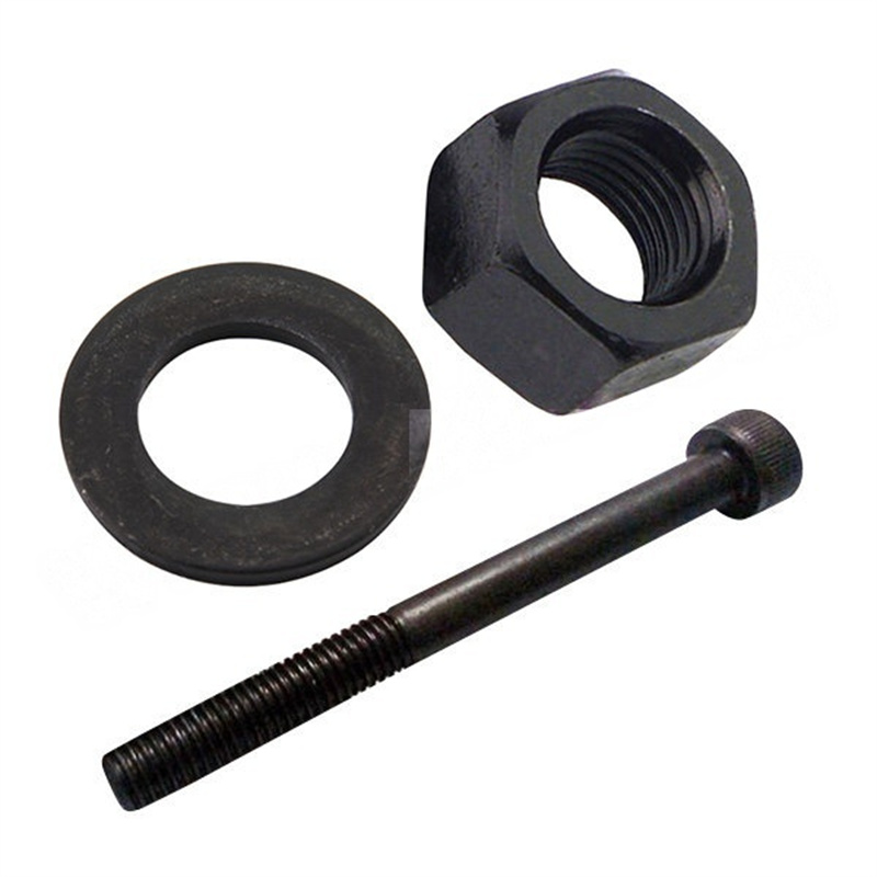 冰禹半牙（ICEY） M27*130 外六角螺栓套件 8.8级 发黑 配1螺母1平垫1弹垫 （单位：套）