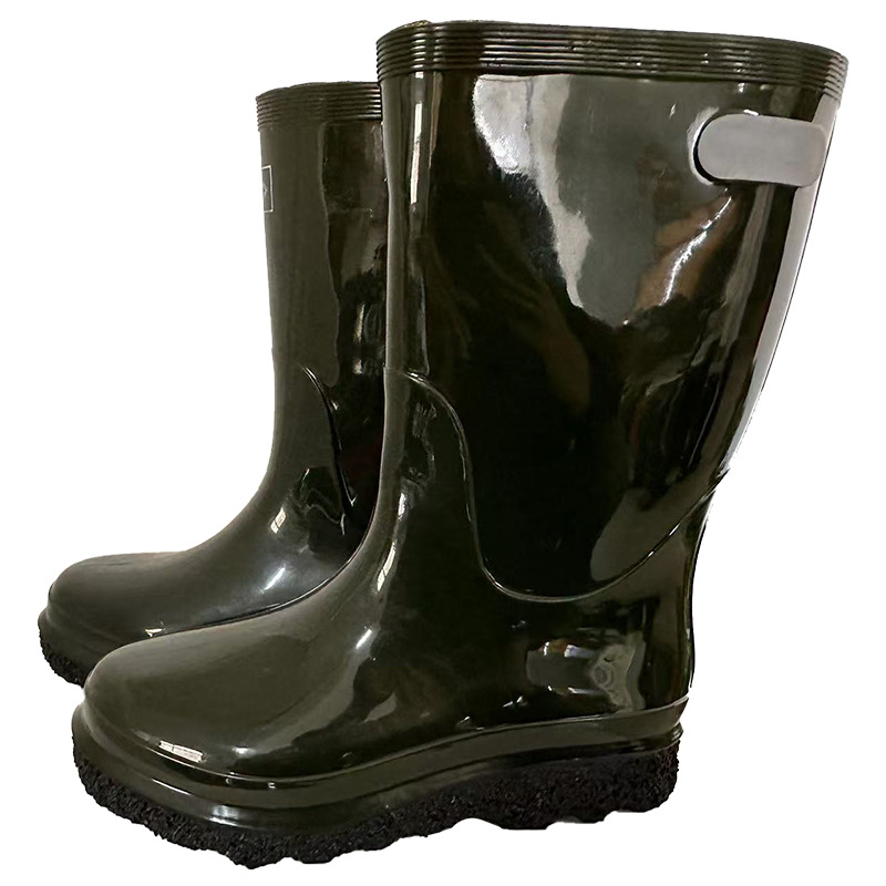 江苏兵际华鞋业 砂底棕里布 高筒雨靴 42码 （单位：双）