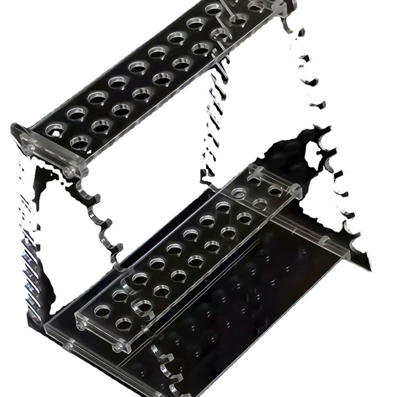 奚氏实验器材厂 梯形 移液管架 有机玻璃 横排7孔 斜面7孔 （单位：个）