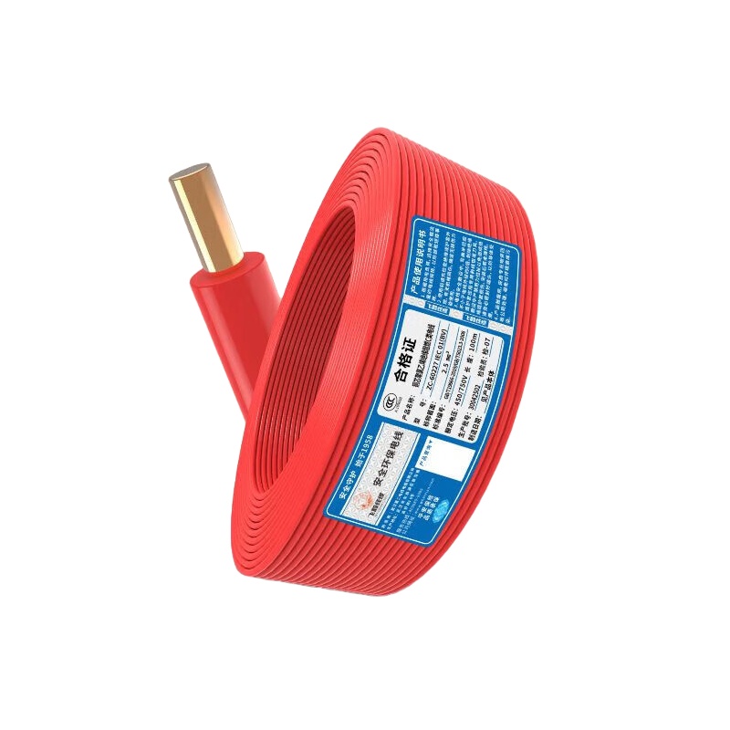 飞鹤 ZC-60227 电源线 IEC 01(BV) 2.5平方毫米 100米/卷 （单位：卷） 蓝色