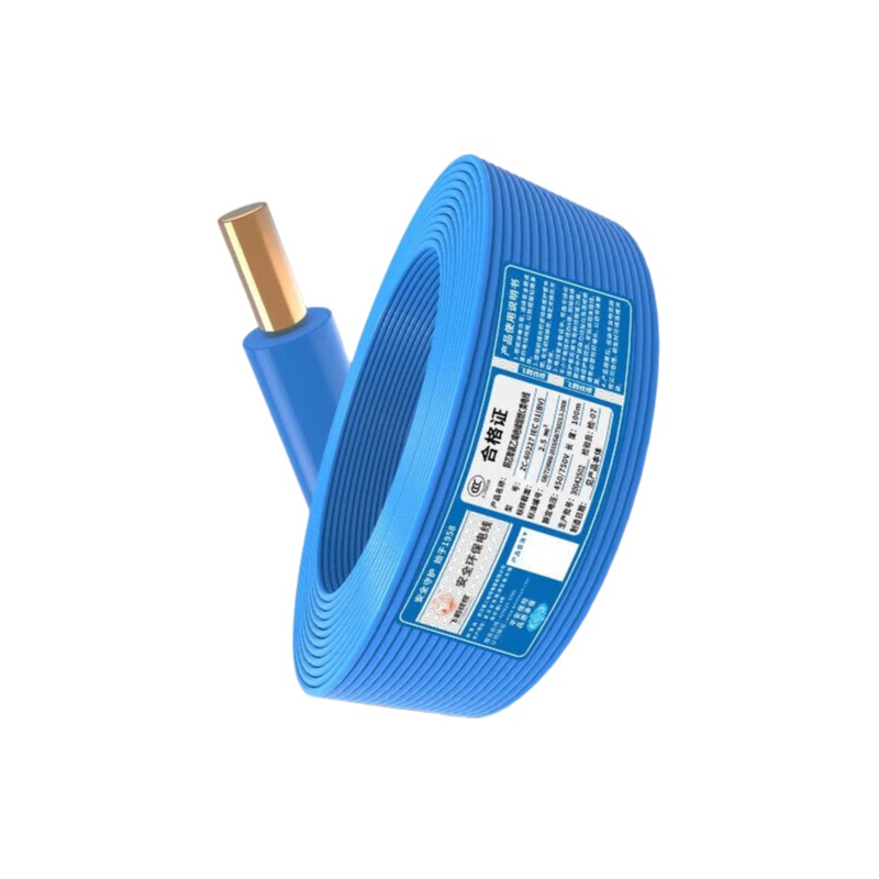 飞鹤 ZC-60227 电源线 IEC 01(BV) 2.5平方毫米 100米/卷 （单位：卷） 红色