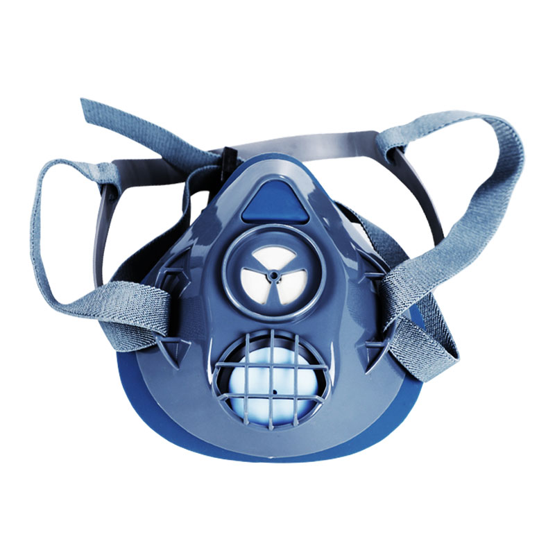 君御（SAFETY） BM3500 硅胶防尘半面罩 KN95 （单位：具） 含一片滤棉 蓝灰色