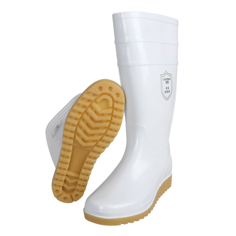 君御（SAFETY） 808 高筒耐油耐酸碱食品靴雨靴 40码 （单位：双） 白色