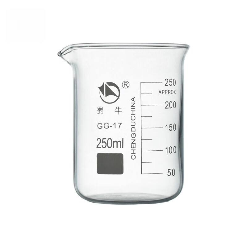  低形 玻璃烧杯 250ml （单位：个）