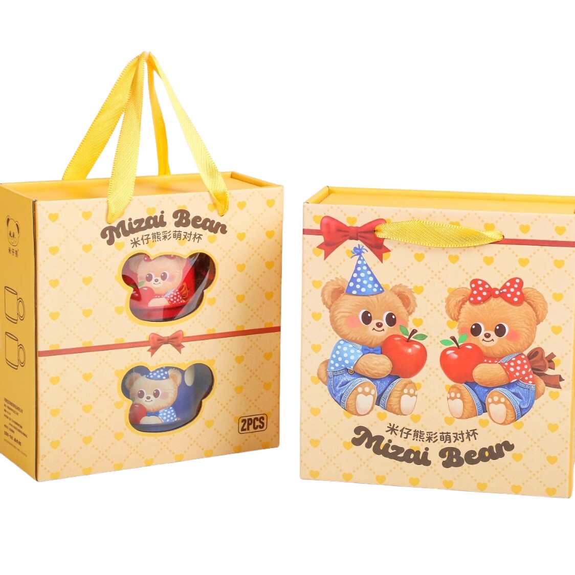 思特嘉美 米仔熊 彩萌对杯 （单位：套）