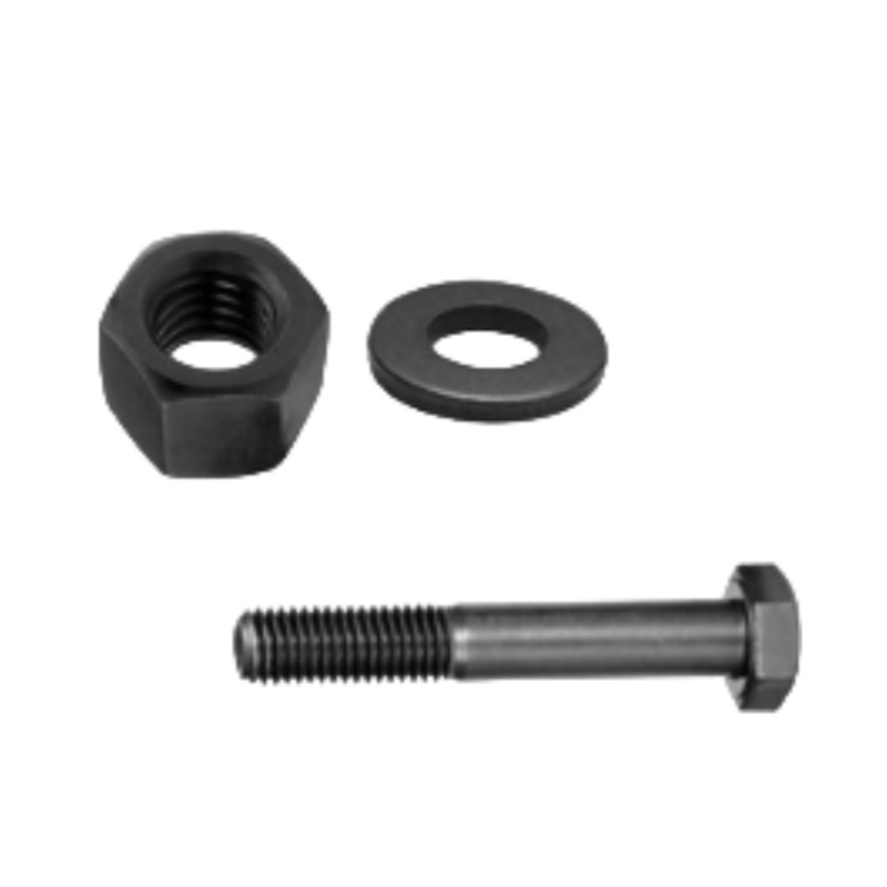 冰禹（ICEY） M24*110 外六角螺栓套件 8.8级 发黑 半牙 配1螺母1平垫 （单位：套）
