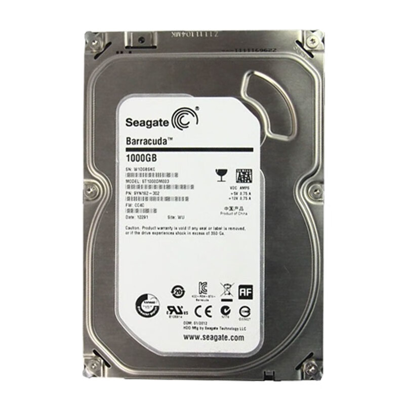 希捷（SEAGATE） ST1000VX000 机械硬盘 1TB （单位：个）