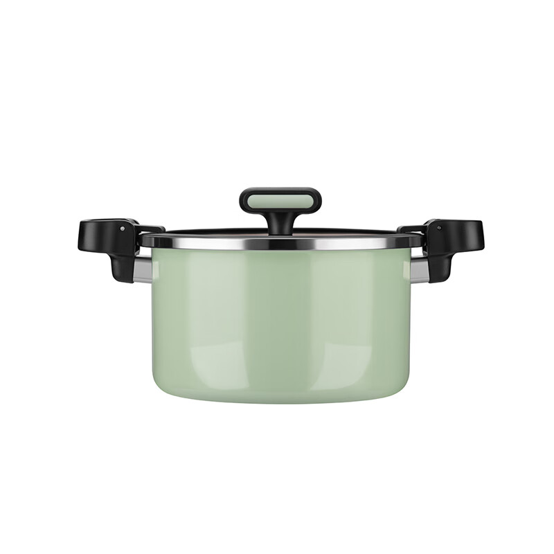 博堡 BDY-T863-GN 珐琅微压营养锅 26cm （单位：个）