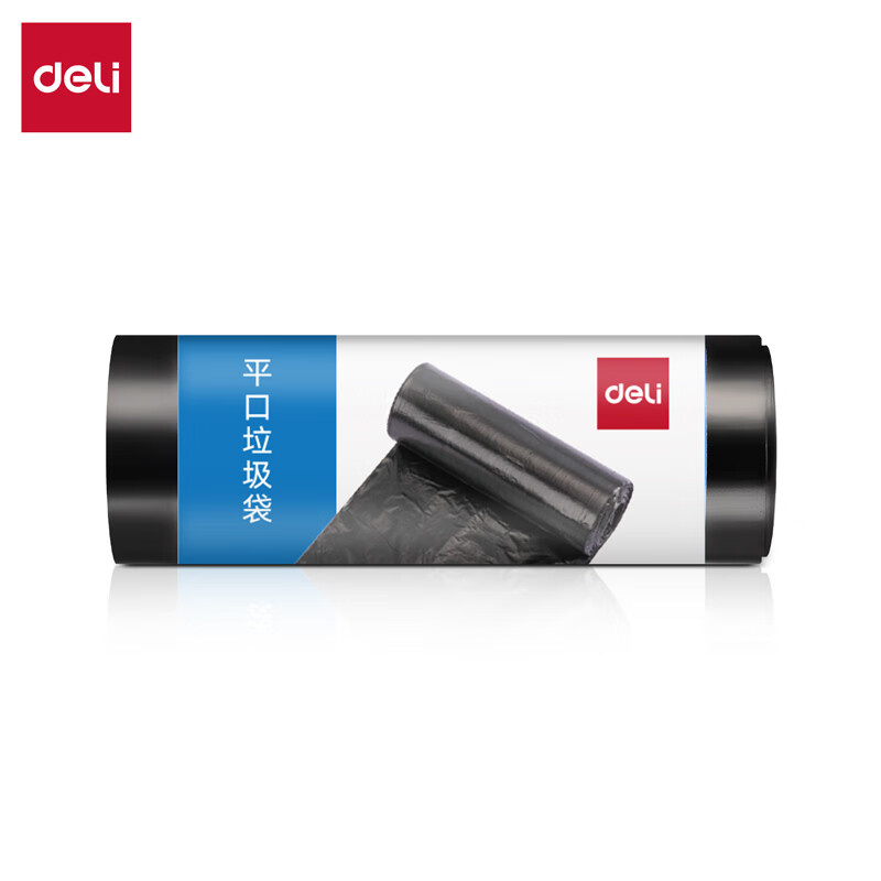 得力（deli） DP738 平口垃圾袋 50*60cm 30只/卷 10卷/组 （单位：组）