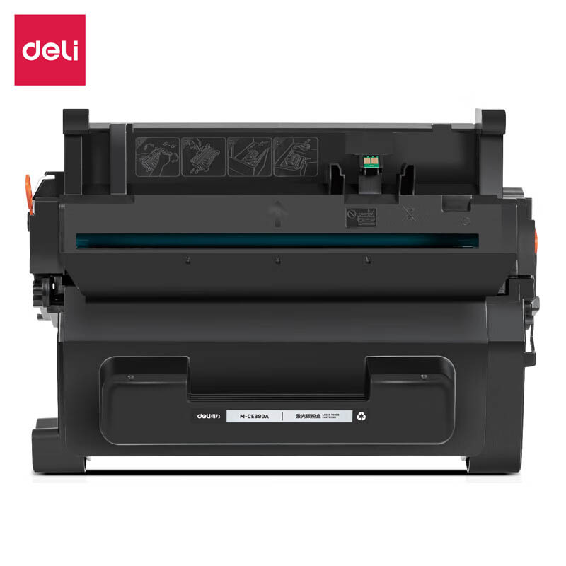 得力（deli） M-CE390A 激光碳粉盒 含芯片 10000页 （单位：支） 适用HP LaserJet Enteprise 600 M601/M602/M603 黑色