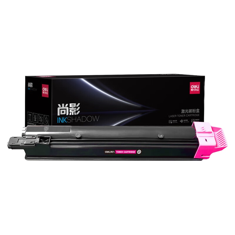 得力（deli） M-TK8118M 激光碳粉盒 6000页 （单位：支） 适用于京瓷M8124cidn/M8125cidn TASKalfa 2460ci/2470ci 品红色