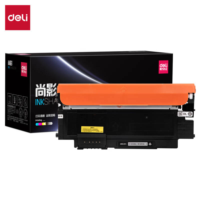 得力（deli） M-LT1821K 通用硒鼓 含芯片 1500页 （单位：支） 适用Lenovo CS1831/CS1831W/CS1821/CS1821W 黑色