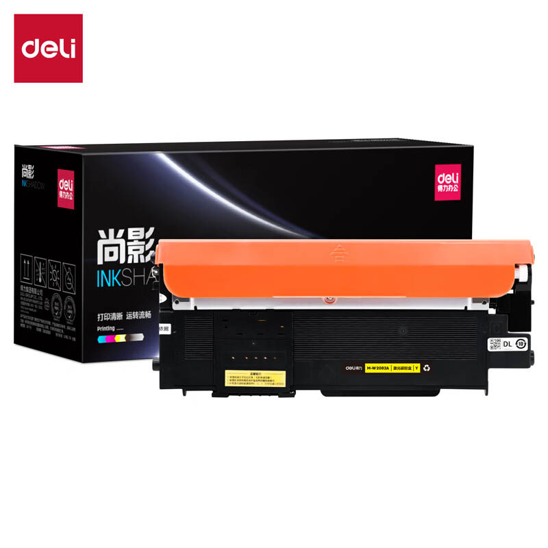 得力（deli） M-LT1821Y 通用硒鼓 含芯片 1000页 （单位：支） 适用Lenovo CS1831/CS1831W/CS1821/CS1821W 黄色