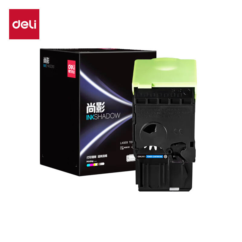 得力（deli） M-CTL350C 通用硒鼓 含芯片 1400页 （单位：支） 适用Pantum CM5052DN/CM5055DN/CM7000FDN 青色