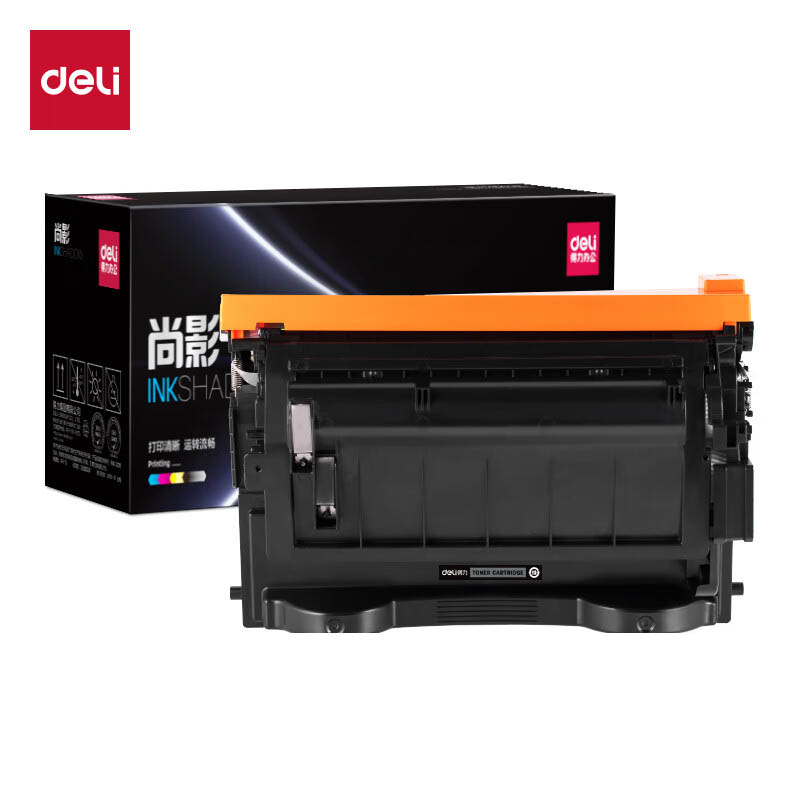 得力（deli） M-CF237A 通用硒鼓 含芯片 11000页 （单位：支） 适用HP LaserJet Enterprise M607dn/607n/608n/608x/608dn 黑色