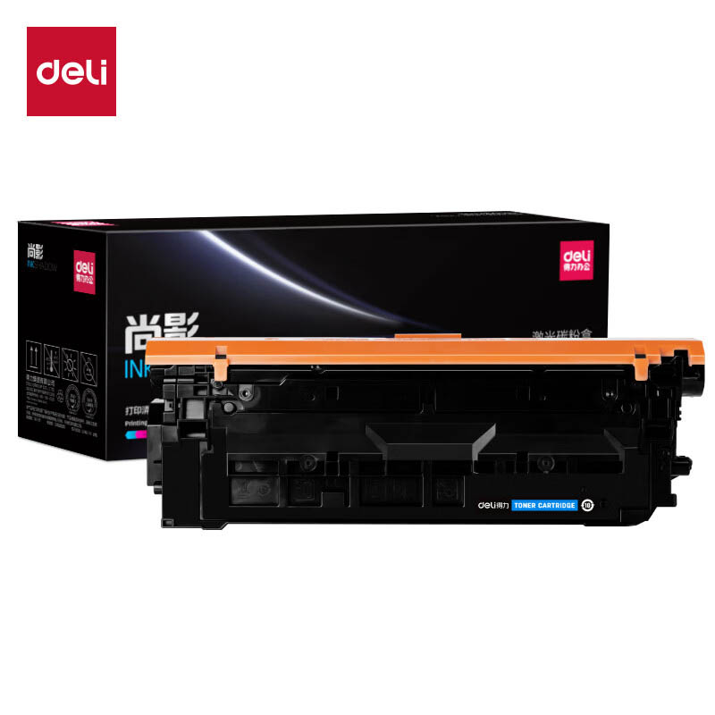 得力（deli） M-CF361A 通用硒鼓 含芯片 5000页 （单位：支） 适用HP Colour LaserJet Enterprise M552dn/M553x/M553n/M553dn 青色