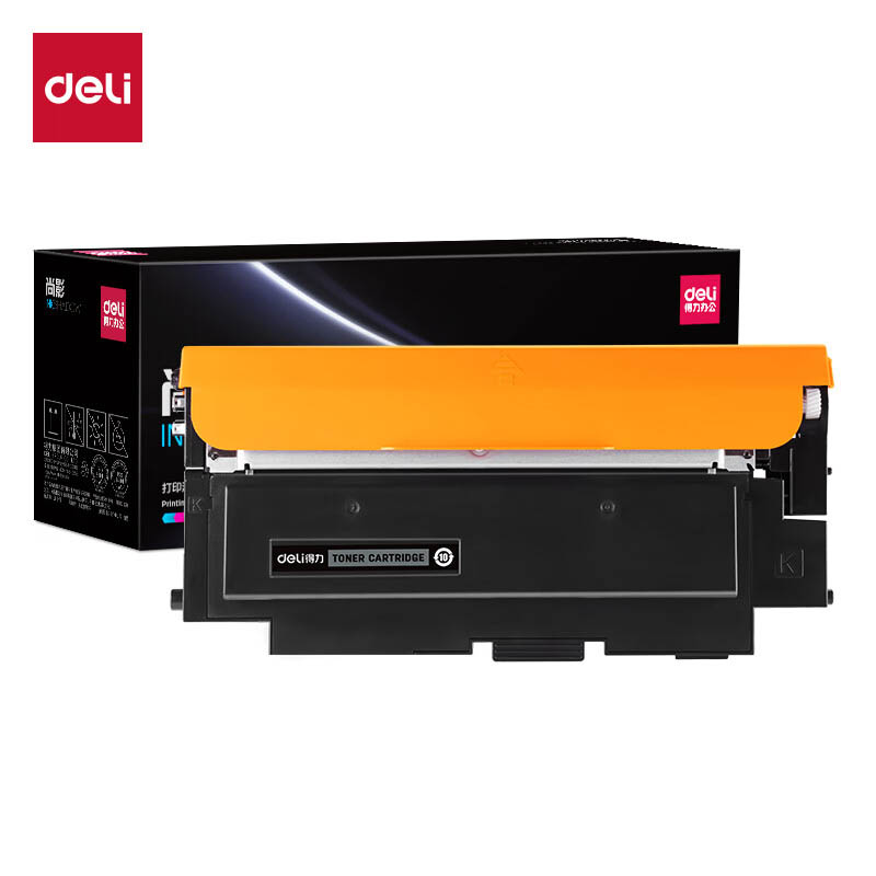 得力（deli） M-CLTK404S 通用硒鼓 含芯片 1500页 （单位：支） 适用SamsungSL-C430W/430/432/C432W/C433W/C433/480FW/C480 黑色