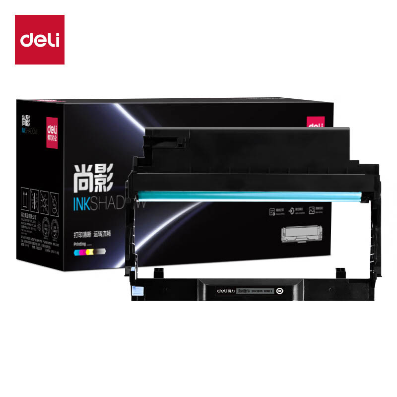 得力（deli） M-DL418 通用硒鼓 含芯片 12000页 （单位：支） 适用Pantum P3030D/P3308DN/P3308DW 黑色