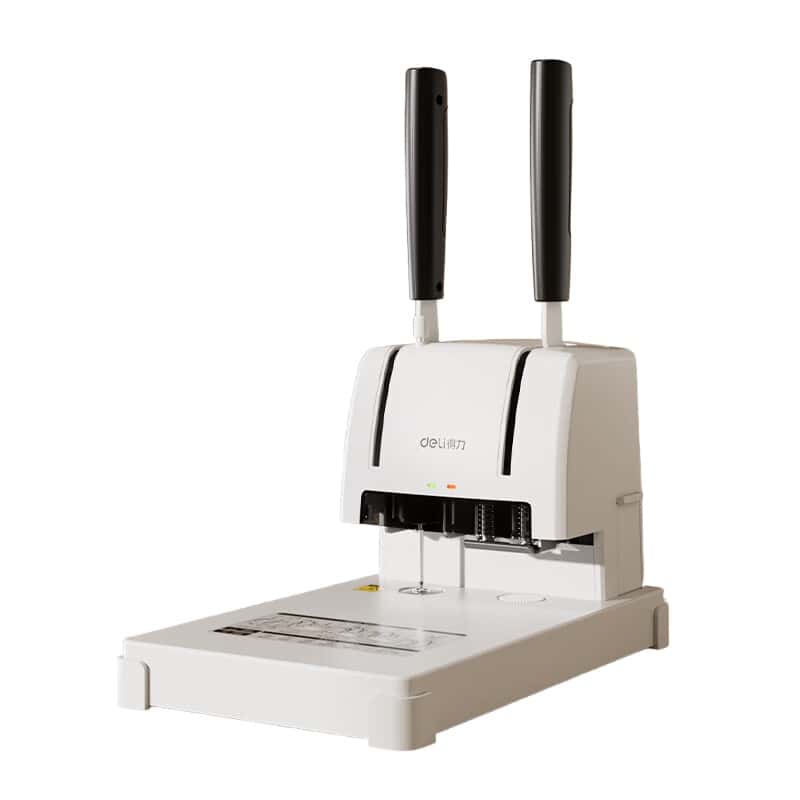 得力（deli） GB501 财务装订机 （单位：台） 30mm 白色