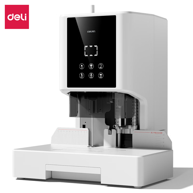 得力（deli） GB503 财务装订机 （单位：台） 50mm 白色
