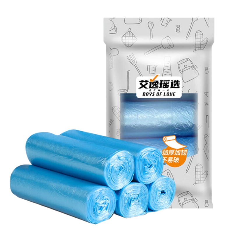 艾逸瑶选 JQ-0081 平口式垃圾袋 80只 （单位：包）