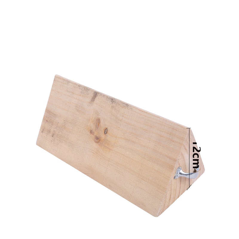 盛融乾 三角木 实木防滑止退器 25*20*15cm （单位：个）