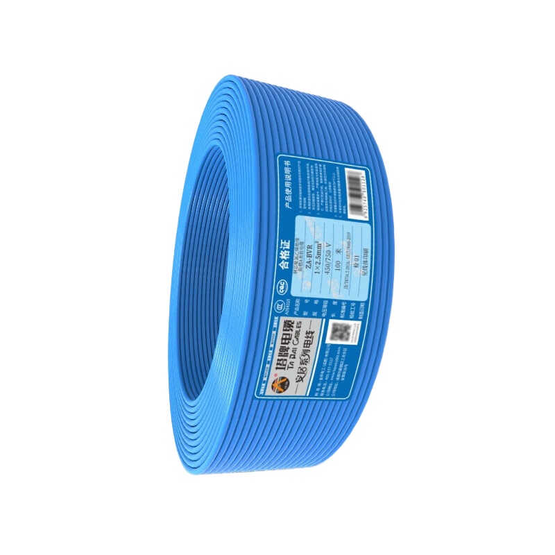 塔牌 BVR10 通用绝缘电线 国标铜线 1*10平方 （单位：米） 100米起订 蓝色