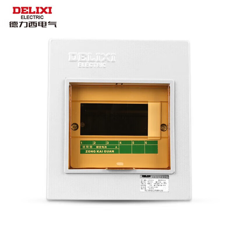 德力西（DELIXI） PZ30-6 照明开关箱 明装 6回路 （单位：个） 5个起订