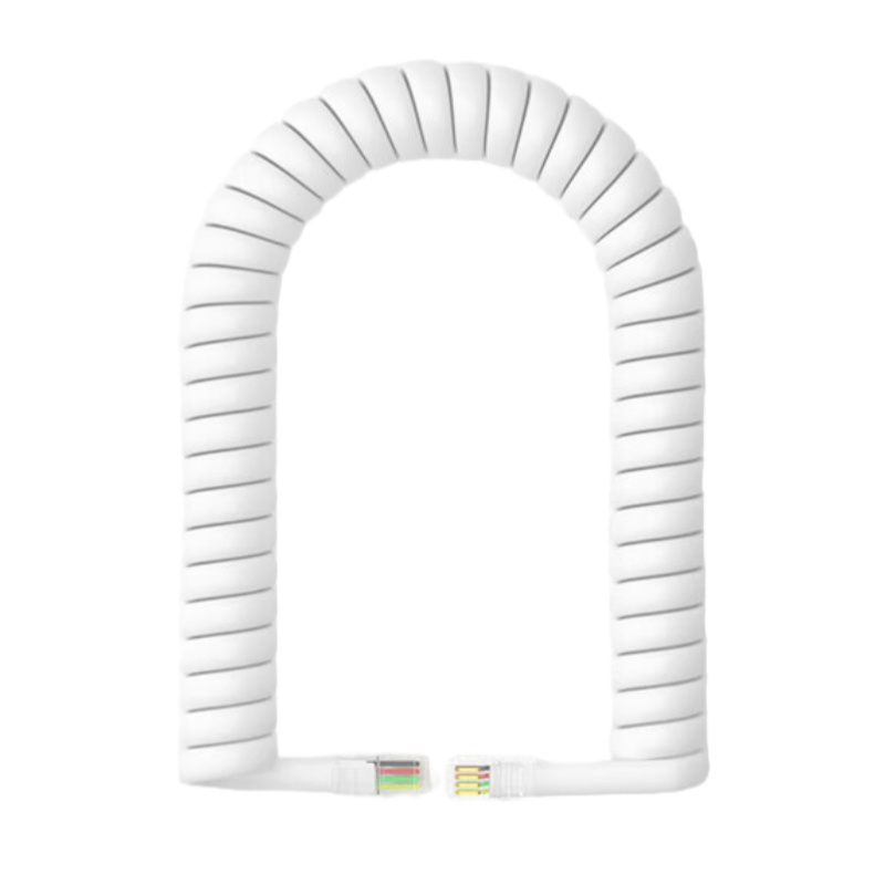 海乐（Haile） HT-101 座机听筒线 1.8米 （单位：根） 白色