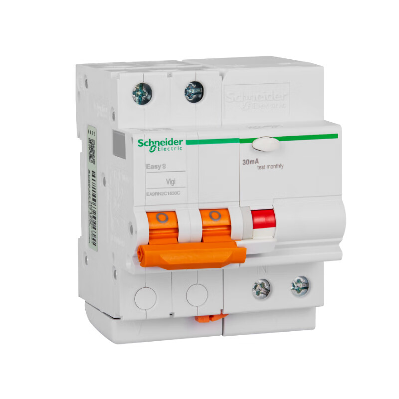 施耐德 EA9R 低压断路器 带漏保 2P C32A 30mA A类 6KA 230/400v （单位：只） 5个起订