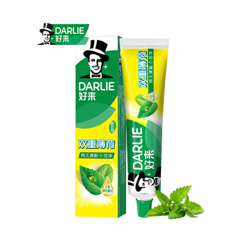 好来 双重薄荷 牙膏 225g （单位：盒） 新老包装随机发货