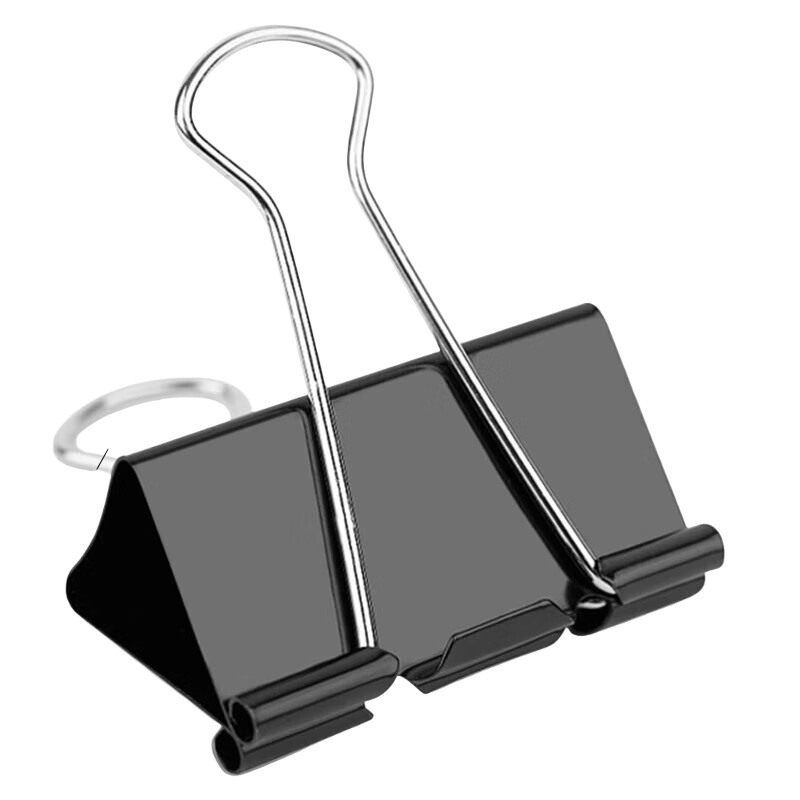 广得 60mm 大号长尾夹 6个装 （单位：盒）