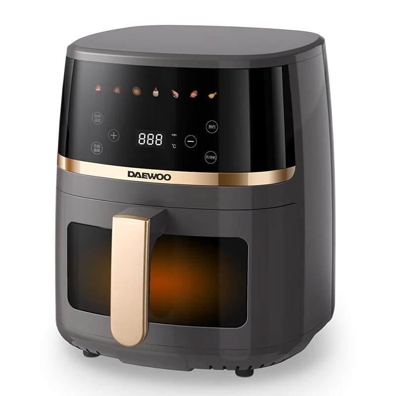 大宇（DAEWOO） DYKZ-5013E 空气炸锅 5L （单位：台） 幻影灰