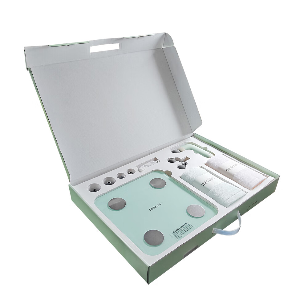 德世朗（DESLON） DDQ-TZ08 健康生活智享套装 筋膜枪+
智能体脂秤+
毛巾 （单位：套）