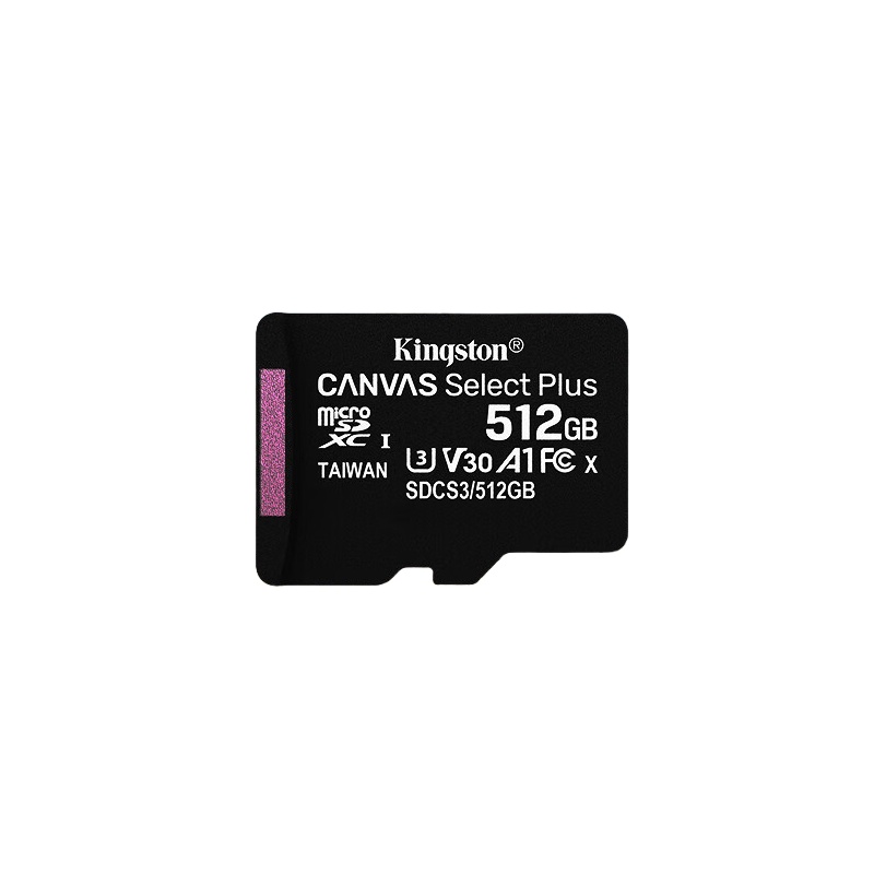 金士顿（Kingston） SDCS3/512GBSP TF存储卡 512GB （单位：个）