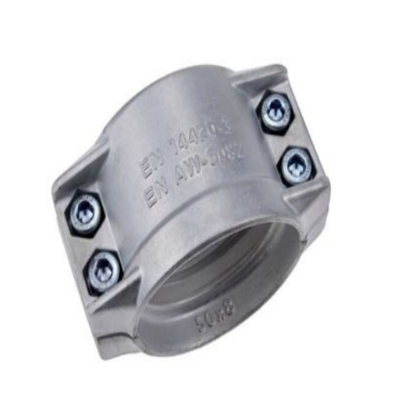 冰禹（ICEY） EN14420-3 铝合金两片式管卡 3寸 DN75*8 PN25 （单位：套）