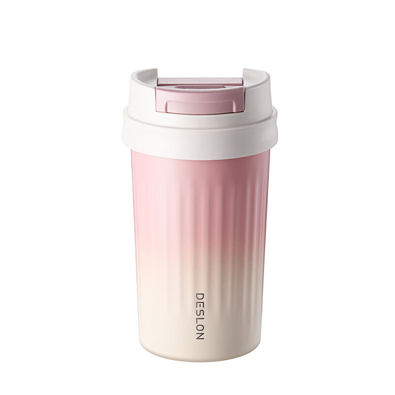 德世朗 DZPB-400 臻品咖啡杯 400ml （单位：个） 蜜桃粉