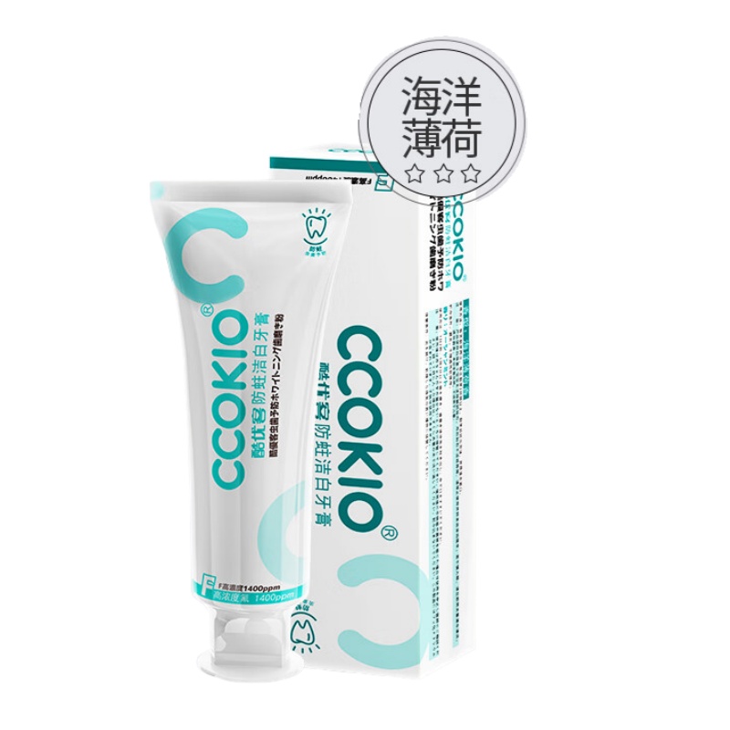 酷优客 海洋薄荷 防蛀洁白牙膏 100g （单位：支）