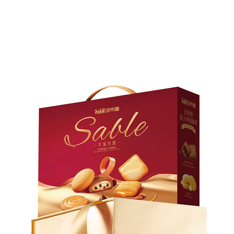 莎布蕾 幸福有蕾 曲奇礼盒 825g （单位：盒）