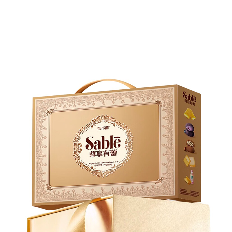 莎布蕾 尊享有蕾 曲奇礼盒 1214g （单位：盒）