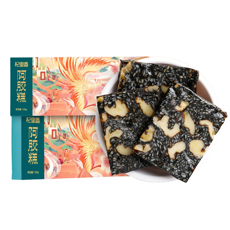 杞里香 原味 阿胶糕礼盒 120g （单位：盒） 新老包装随机发货