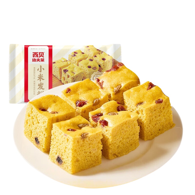 西贝 清新米香 小米发糕 300g*5 （单位：袋）