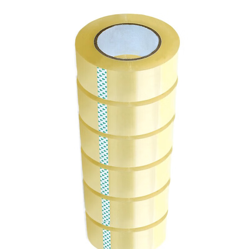 和氏达 BOPP 封口胶带 宽4.5cm*长100米 （单位：卷） 50卷起订 透明黄