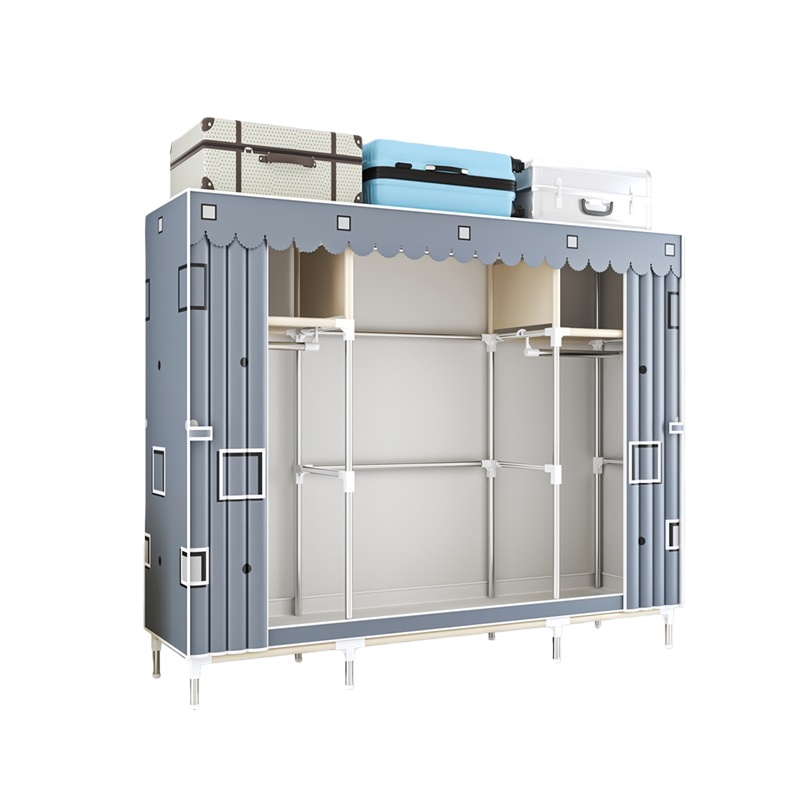 家丽人 布艺 简易衣柜 1.5米宽 （单位：个）