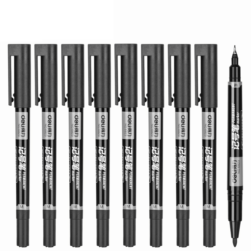 得力（deli） 6823 记号笔 （单位：支） 黑色