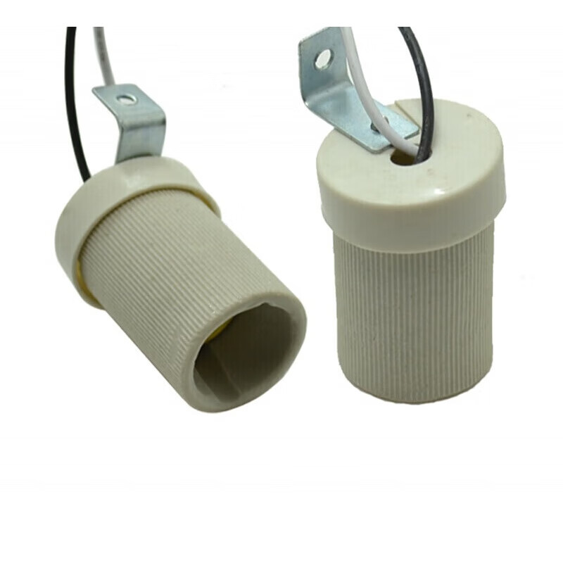 悦常盛 E27口带线带支架 瓷灯头 （单位：个） 20个起订